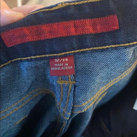 Banana Republic Skinny Bootcut dark wash denim - Picture 2 of 10